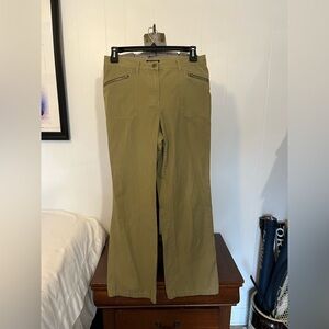 New York & Company Casual Pants Size 12 Army Green Olive